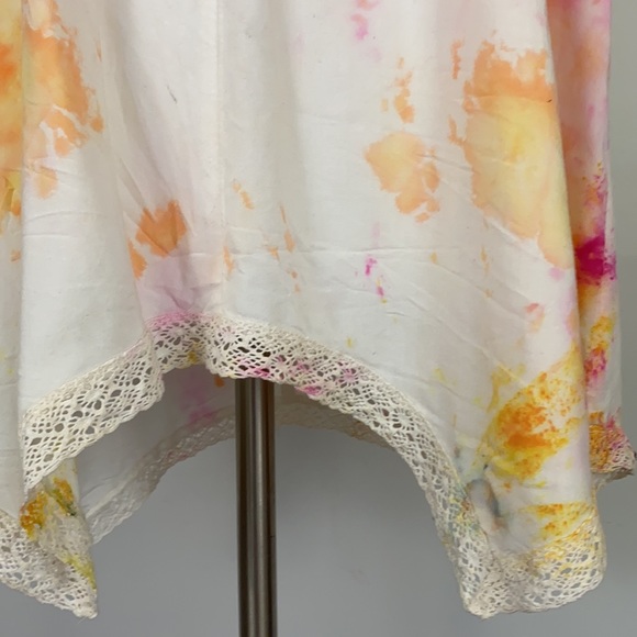 Custom tie dyed sleeveless top Size L - Picture 2 of 6